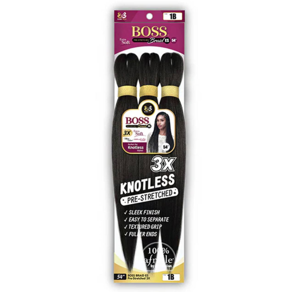 3X KNOTLESS,PRE-STRETCHED BRIADING HAIR  54": 1