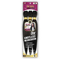 3X KNOTLESS,PRE-STRETCHED BRIADING HAIR  54": 1