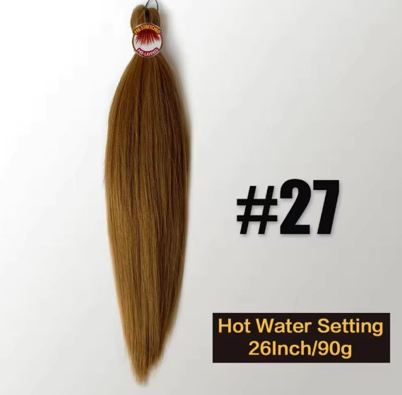 Yaki straight, pre stretched hair, 26 inches
