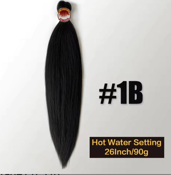 Yaki straight, pre stretched hair 26 inches