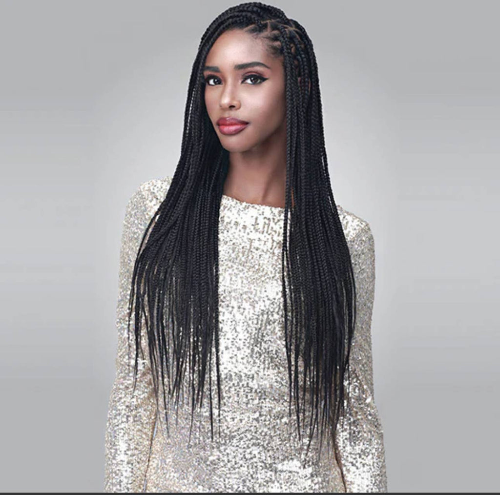 3X KNOTLESS,PRE-STRETCHED BRIADING HAIR  54": 1