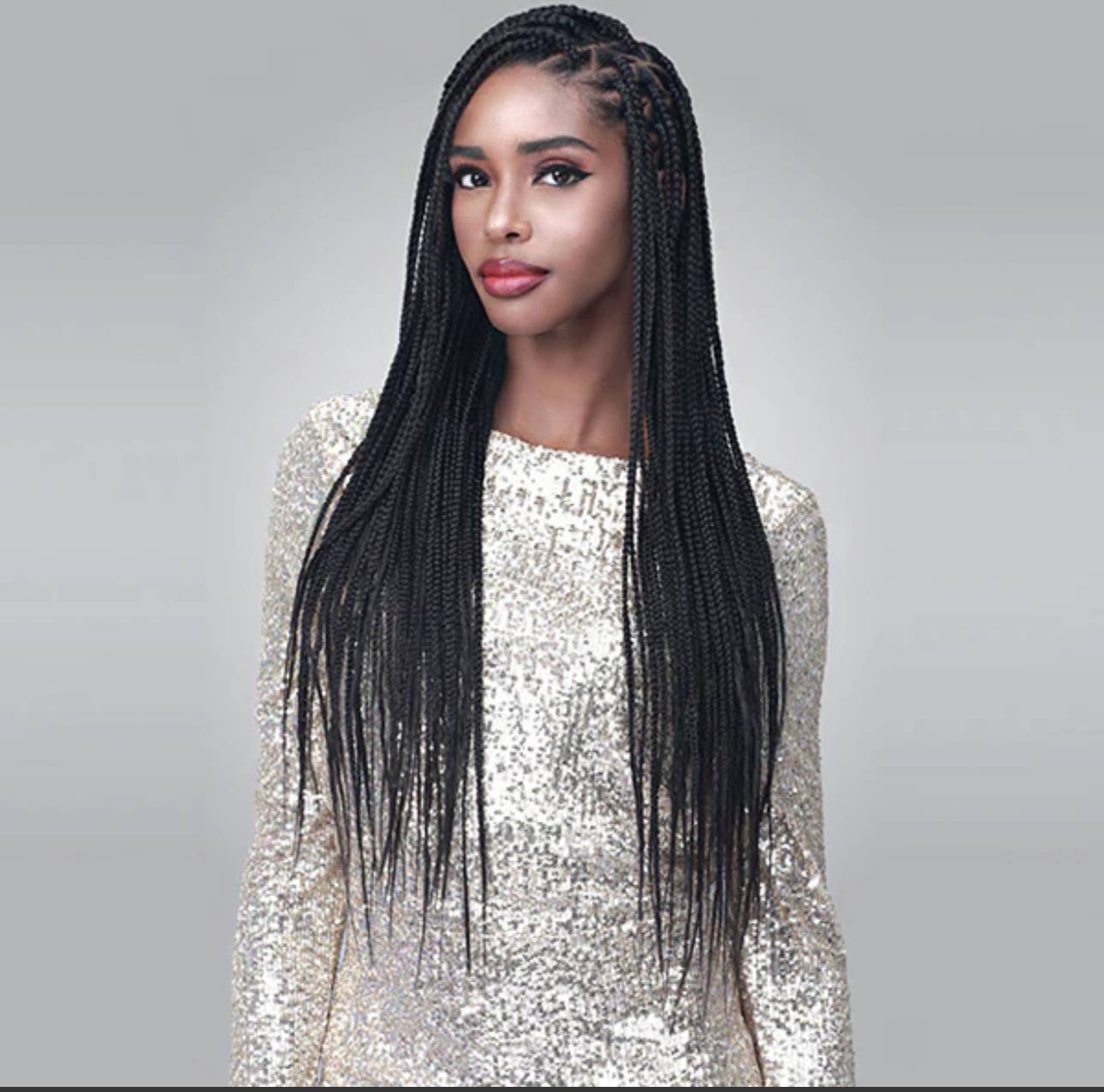 3X KNOTLESS,PRE-STRETCHED BRIADING HAIR  54": 1