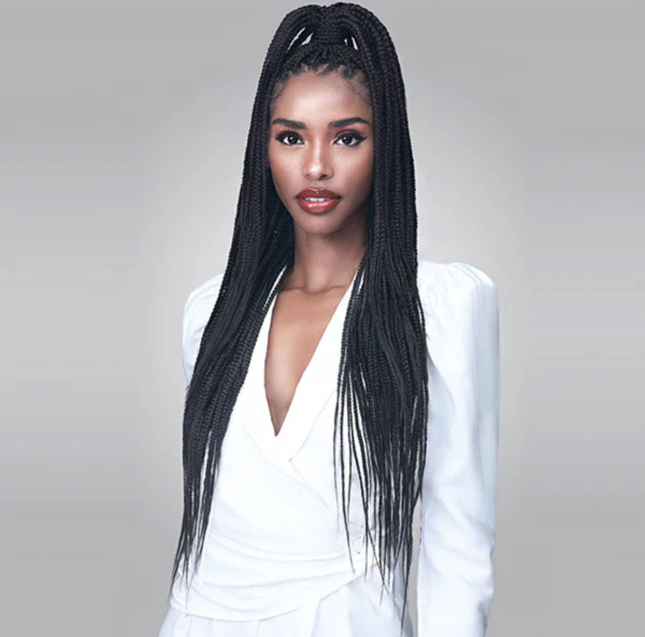 3X KNOTLESS,PRE-STRETCHED BRIADING HAIR  54": 1